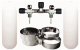 BTS 15 Litre 232 Bar DIN Steel Cylinder Twin Set with Isolation Manifold & Bands S16116660