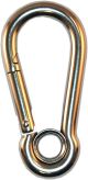 80mm Stainless Steel Carabiner - - HS CODE -7326909890	  C.O.O. - 	TW