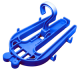 Blue Dry Suit/Regulator Hanger  - HS CODE - 	3924900090 - C.O.O. TW