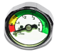 First Stage Button Pressure Gauge - HS CODE - 	9026208000	  C.O.O. - 	TW