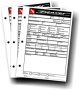 Dive Folder Log Book Inserts 50 Sheets HS CODE - 	3926100000	  C.O.O. - 	GB
