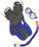 Ocean Junior Mask, Fins & Snorkel Set Blue - HS CODE - 	90049020005	  C.O.O. - 	TW