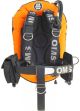 OMS Lava Orange/Black 27Lb-12.5Kg Aluminum Comfort Harness III Performance Mono Signature Single Tank BC System S11618015