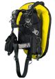 OMS Speed Yellow/Black 27Lb-12.5Kg Aluminum Comfort Harness III Performance Mono Signature Single Tank BC System S11718010
