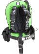 OMS Lizard Green/Black 32Lb-14.5Kg Aluminum Comfort Harness III Performance Mono Signature Single Tank BC System S11618085