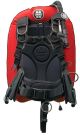 OMS Indian Red/Black 27Lb-12.5Kg IQ Lite Cummerband Signature Harness Performance Mono Wing BC System Size S S11518046