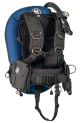 OMS Ocean Blue/Black 32Lb-14.5Kg IQ Lite Cummerband Signature Harness Performance Mono Wing BC System Size ML S11718050