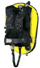 OMS Speed Yellow/Black 27Lb-12.5Kg IQ Lite Harness Performance Mono Wing BC System Size XL S11718019