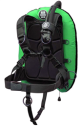 OMS Lizard Green/Black 32Lb-14.5Kg IQ Lite Harness Performance Mono Wing BC System Size S S11618092