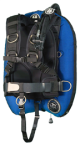 OMS Ocean Blue/Black 32Lb-14.5Kg IQ Lite Harness Performance Mono Wing BC System Size XL S11518030