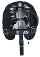 OMS Red 60Lb-27Kg Stainless Steel Comfort Harness III Signature Deep Ocean Single/Twin Tank BC System S11718001