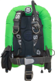 OMS 32Lb-14.5Kg Lizard Green/Black Stainless Steel SmartStream Signature Harness Performance Mono Wing S11618084