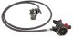 OMS PVD Black Airstream Evoque Regulator A-Clamp with 100cm Miflex Hose S13318009