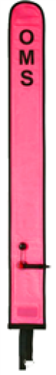 OMS Pink 1 Metre Slim Hybrid Diver's Alert Marker S.M.B. A24218013