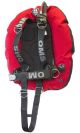 OMS Indian Red/Black 45Lb-20Kg Aluminum SmartStream Twin Tank BC System with Performance Double Wing S11518125