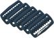 Pack of 5 Black Weight Retainers - HS CODE - 	7220120000	  C.O.O. - 	TW